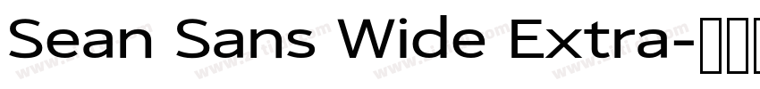 Sean Sans Wide Extra字体转换 Sean Sans Wide Extra字体转换